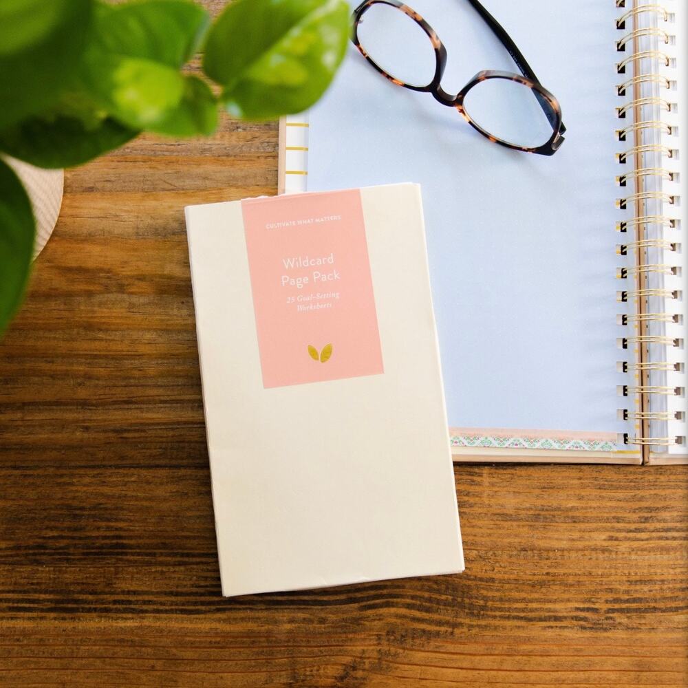 NEW Cultivate What Matters Wildcard Journal Planner Pages Goal-Setting Stickers